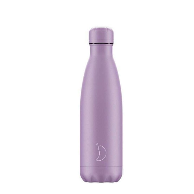 CHILLYS Μπουκάλι Θερμός Ανοξείδωτο Μωβ All Pastel Purple, 500ml