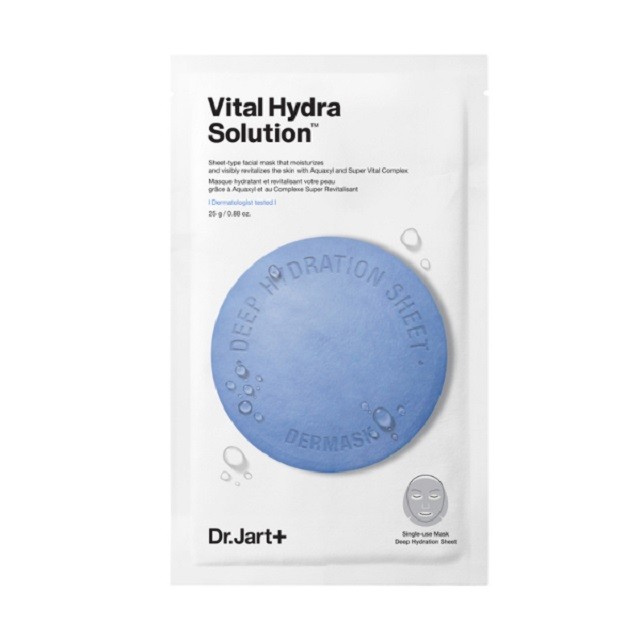 Dr.Jart+ Dermask Waterjet Vital Hydra Solution Υφασμάτινη Ενυδατική Μάσκα Προσώπου, 25g