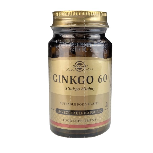 Solgar Ginkgo Biloba 60 φυτικές κάψουλες