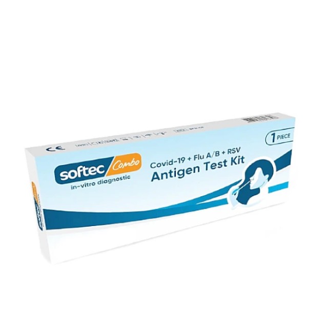 Test Softec Combo Antigen Covid-19 & Flu A/B & RSV 1τμχ