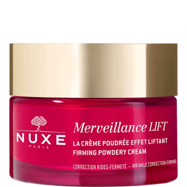 NUXE Merveillance LIFT Firming Powdery Face & Neck Cream, Συσφικτική Κρέμα Προσώπου, Λαιμού & Ντεκολτέ 50ml