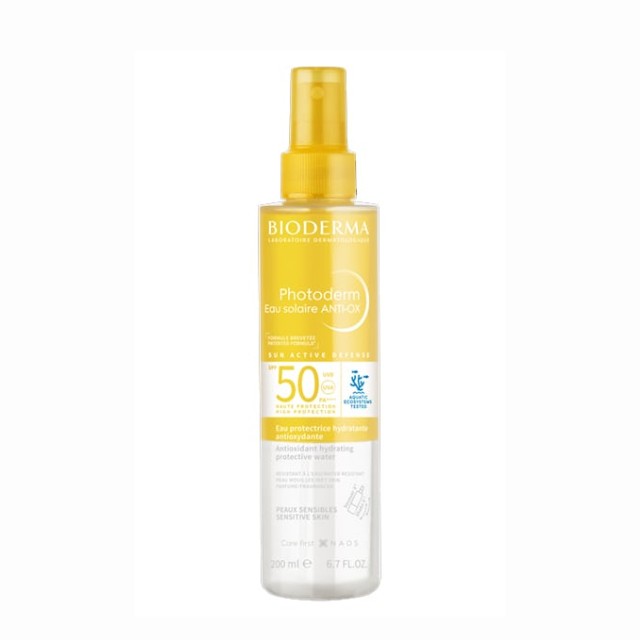 Bioderma Photoderm Eau Solaire Anti-Ox SPF50 Αντηλιακό Διφασικό για Πρόσωπο & Σώμα & Μαλλιά 200ml
