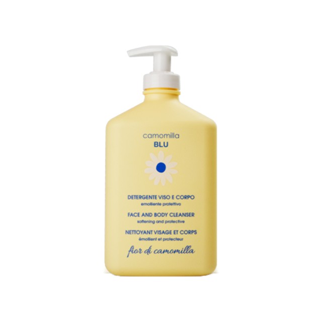 Camomilla Blu Face & Body Cleanser Υγρό Καθαρισμού Προσώπου & Σώματος για Θρέψη 500ml