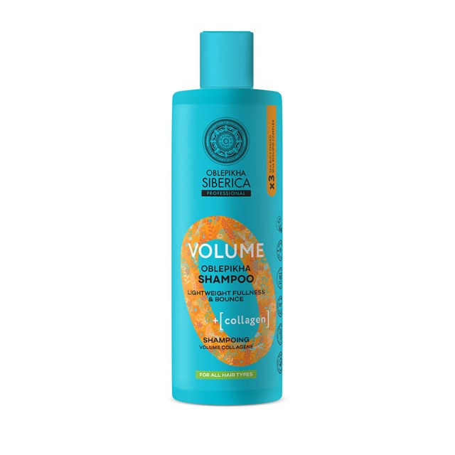 Natura Siberica Oblepikha Volume Shampoo για όλους τους τύπους μαλλιών 400ml
