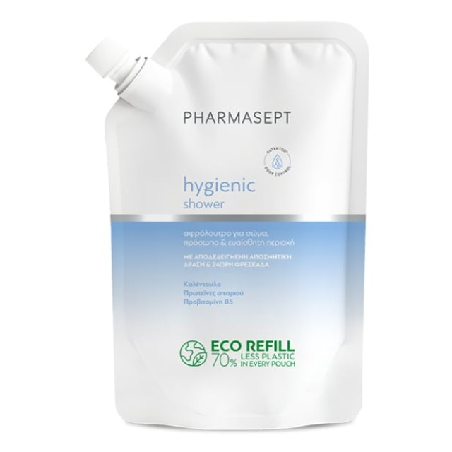 Pharmasept Hygienic Shower Refill Aνταλλακτικό Αφρόλουτρο για Σώμα Πρόσωπο & Ευαίσθητη Περιοχή 900ml