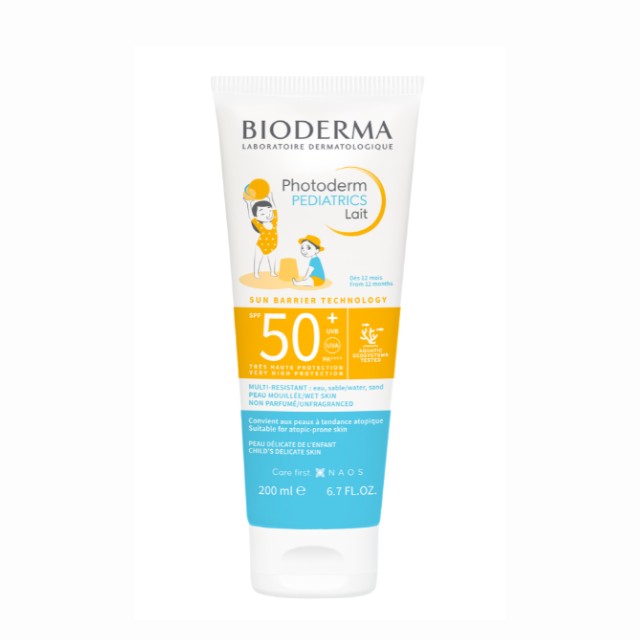 Bioderma Photoderm Pediatrics Lait SPF50+ Παιδικό Αντηλιακό Γαλάκτωμα Προσώπου & Σώματος 200ml