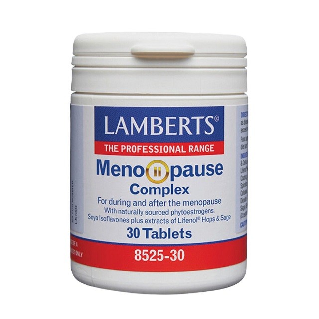Lamberts Meno-pause Complex Συμπλήρωμα Διατροφής Για Την Περίοδο Της Εμμηνόπαυσης, 30 Ταμπλέτες (8525-30)