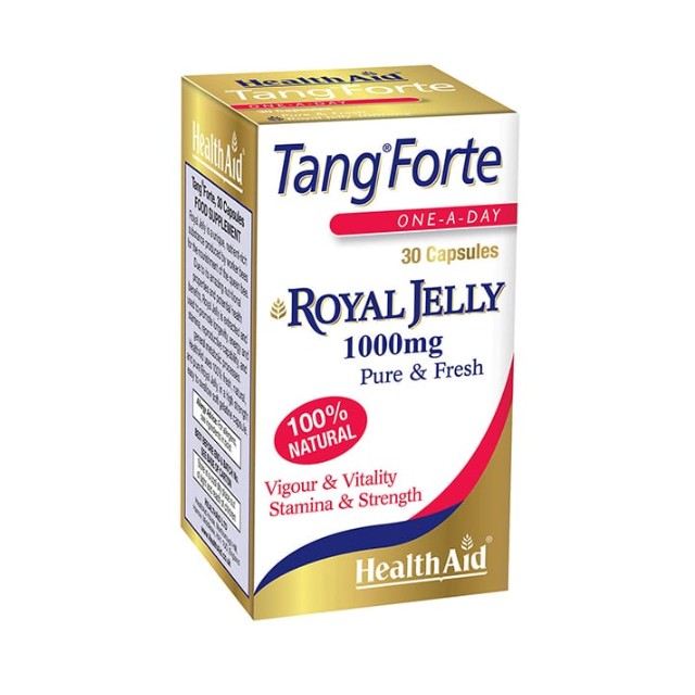 Health Aid Tangforte Royal Jelly 1000mg Βασιλικός Πολτός 30 Kάψουλες