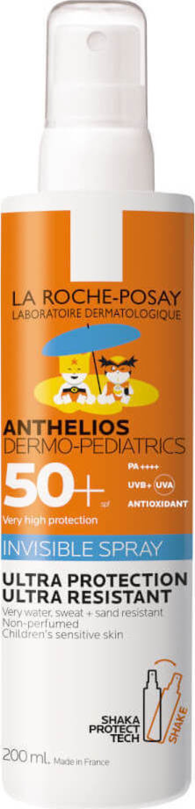 La Roche Posay Anthelios Dermo-Pediatrics Invisible Spray SPF50+ Αόρατο Παιδικό Αντηλιακό Spray Σώμα, 200ml