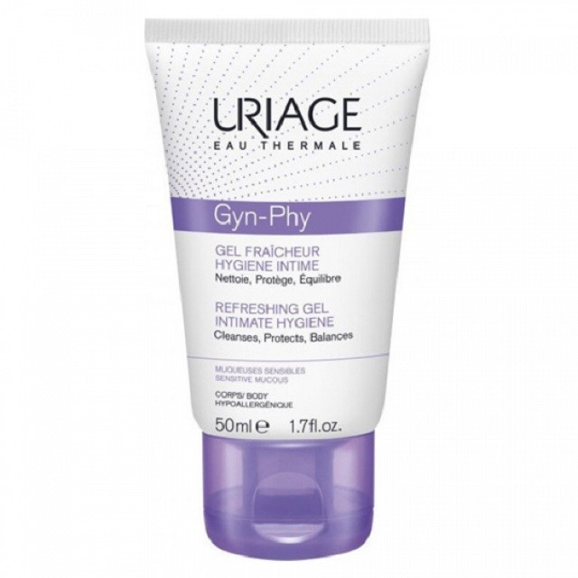 Uriage Gyn-Phy Refreshing Intimate Hygiene Gel Καθαρισμού Για Την Ευαίσθητη Περιοχή, 50ml