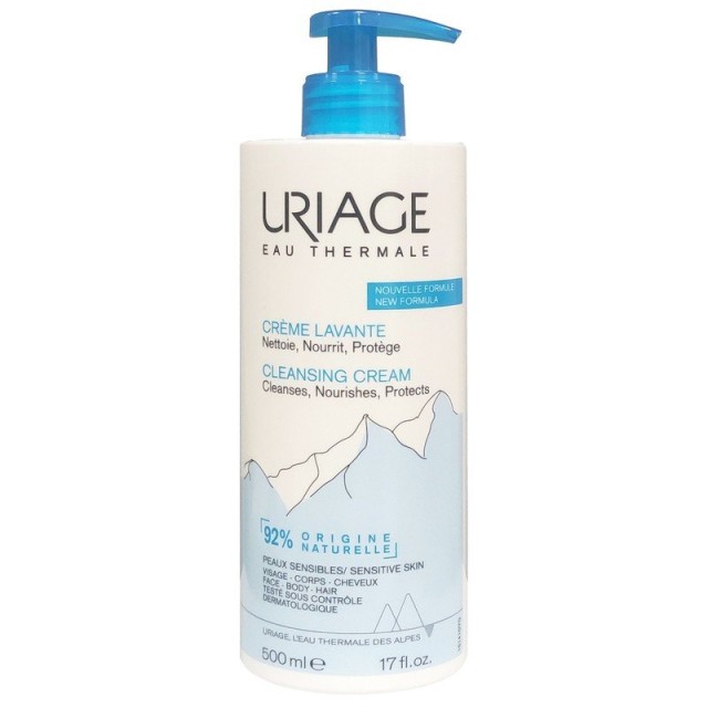 Uriage Cleansing Cream Κρέμα Καθαρισμού και Θρέψης 500ml