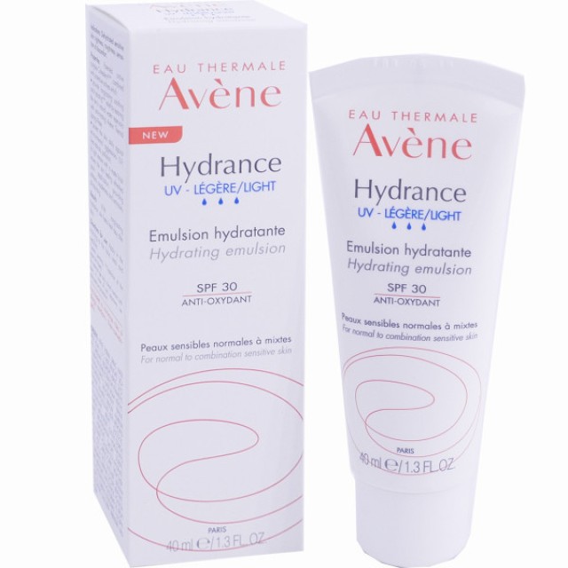 AVENE Hydrance UV Legere SPF30 Ενυδατική Κρέμα Προσώπου για Κανονικό & Μεικτό Δέρμα, 40ml