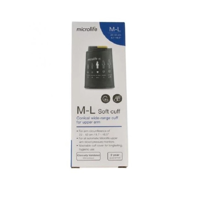 Karabinis Medical Microlife Soft Cuff M-L 22-42cm Περιχειρίδα Πιεσομέτρου Μπράτσου 1τμχ