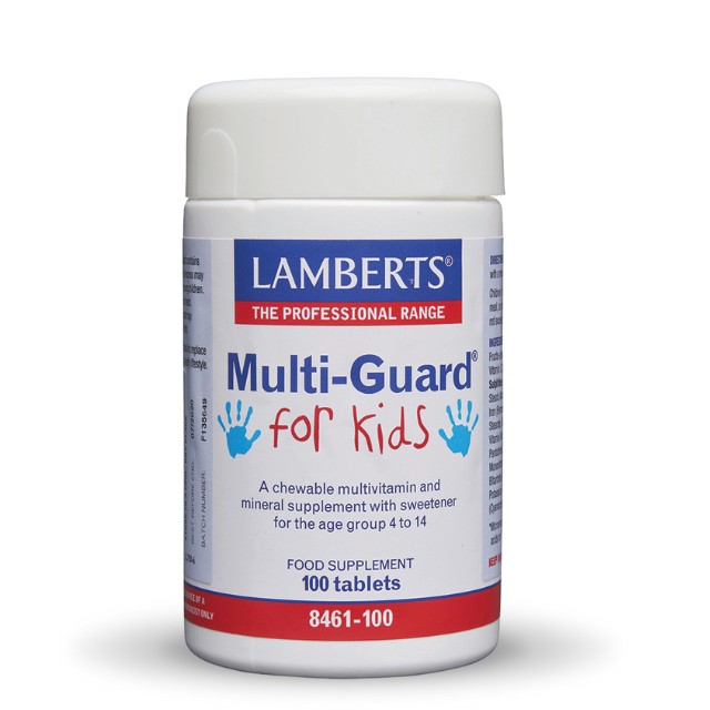 Lamberts Multi Guard For Kids Πολυβιταμίνες Για Παιδιά 30 Ταμπλέτες 8461-30