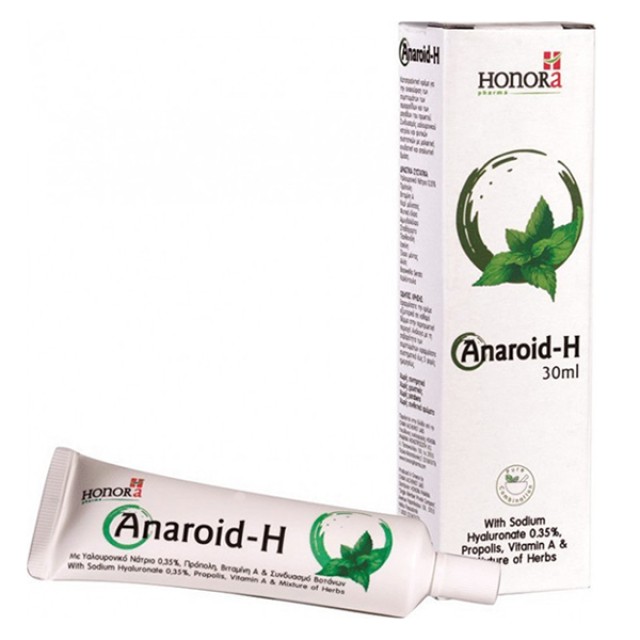 HONORA Anaroid-H Κρέμα Προστασίας  Για Την Πρόληψη, Ανακούφιση & Την Φροντίδα Των Αιμορροϊδων, 30ml
