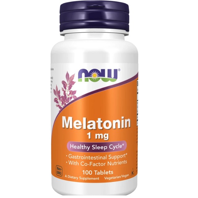 Now Foods Melatonin 1mg Μελατονίνη, 100 Κάψουλες