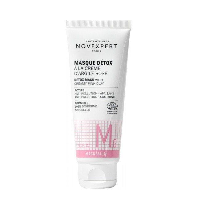 Novexpert Detox Mask with Creamy Pink Clay & Magnesium 75ml