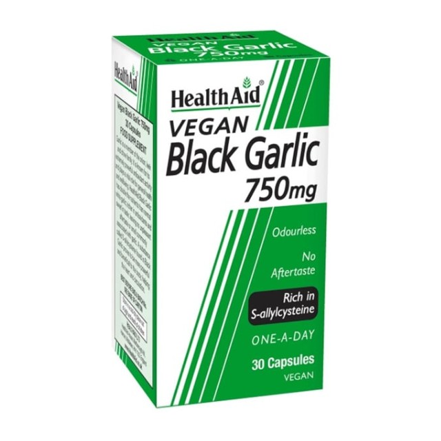 Health Aid Black Garlic Μαύρο Σκόρδο 30 κάψουλες