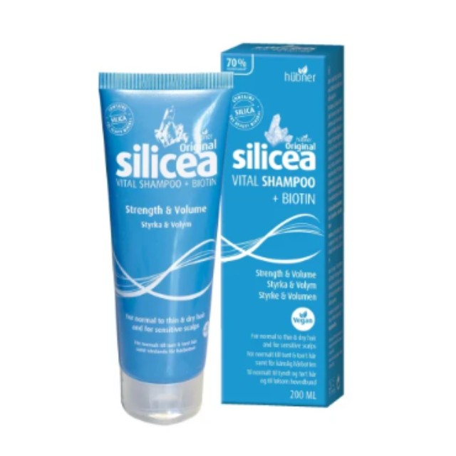 Hubner Silicea Vital Shampoo & Biotin Σαμπουάν για Ενδυνάμωση & Όγκο 200 ml