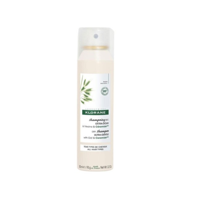 Klorane Dry Shampoo Ξηρό Σαμπουάν Mε Γαλάκτωμα Βρώμης, 150ml