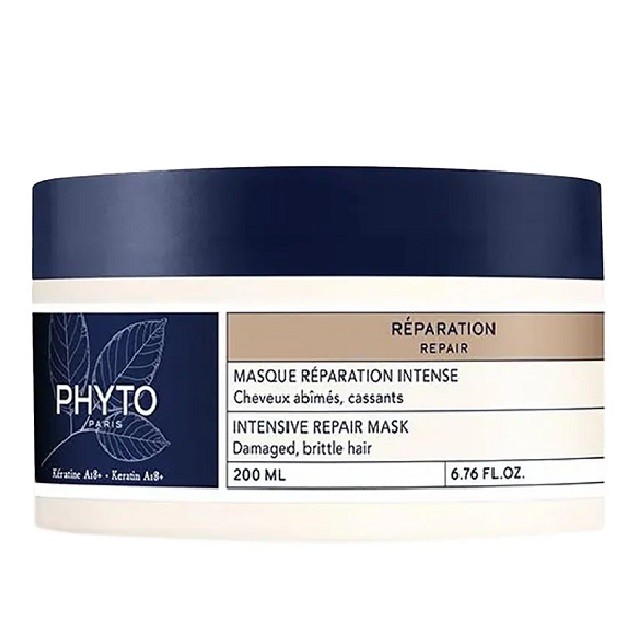 Phyto Reparation Intensive Repair Mask Μάσκα Εντατικής Επανόρθωσης Για Κατεστραμμένα & Εύθραυστα Μαλλιά, 200ml