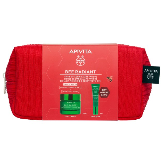 Apivita Πακέτο Bee Radiant Light Gel Cream 50ml & Δώρο Eye Cream 15ml