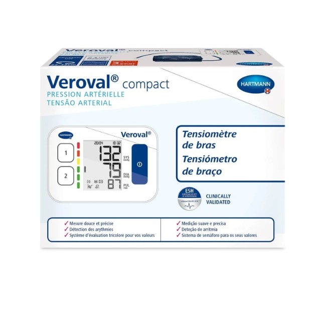 Hartmann Veroval Compact Πιεσόμετρο Μπράτσου 1τμχ