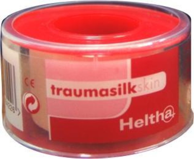HELTHA Traumasilk Skin, Αυτοκόλλητη Ταινία  5 x 2,5 cm