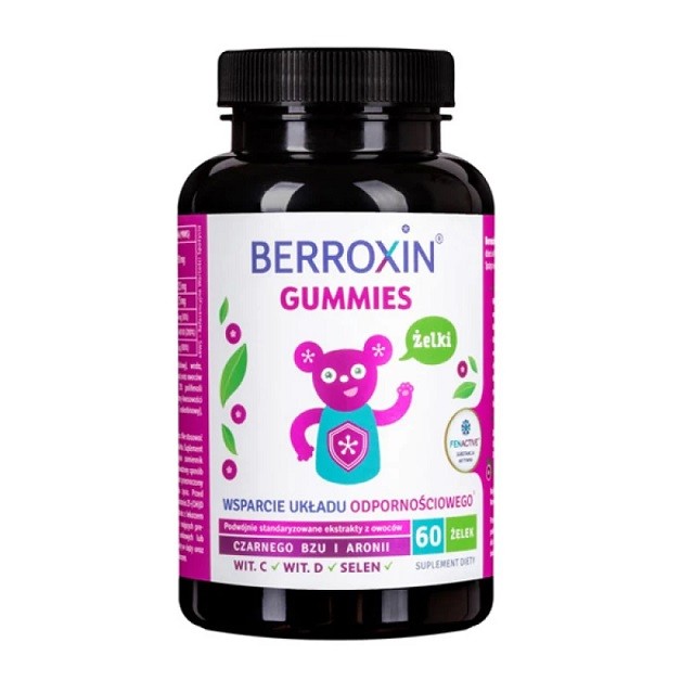 Uplab Pharmaceuticals Berroxin Gummies Συμπλήρωμα Για Την Ενίσχυση Του Ανοσοποιητικού, 60 ζελεδάκια