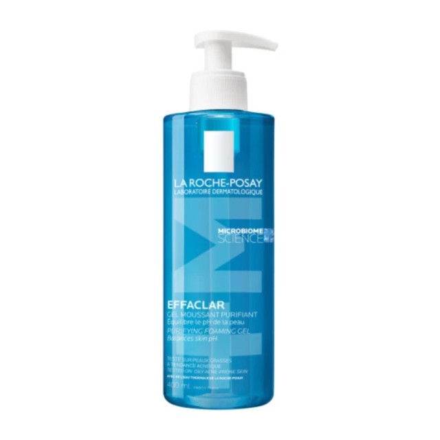 La Roche Posay Effaclar Cleansing Foaming Gel Αφρώδες Τζελ Καθαρισμού 400ml
