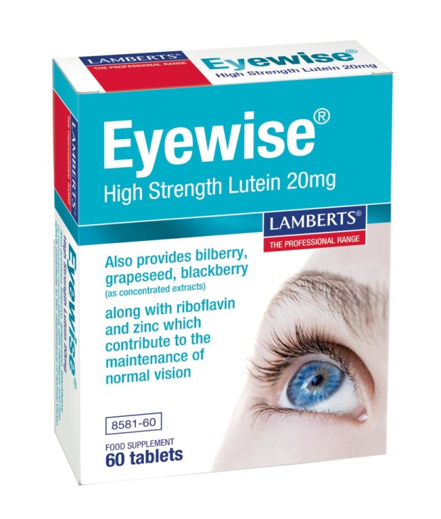 LAMBERTS Eyewise High Strength Lutein, Υγεία των Ματιών, 60tabs 8581-60