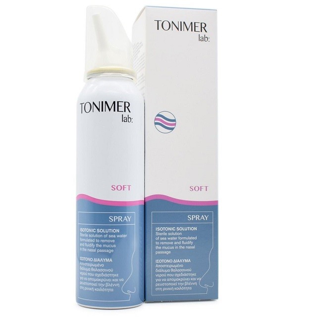 Epsilon Health Tonimer Lab Soft 300 Spray Ισότονο Aποστειρωμένο Ρινικό Διάλυμα, 125ml