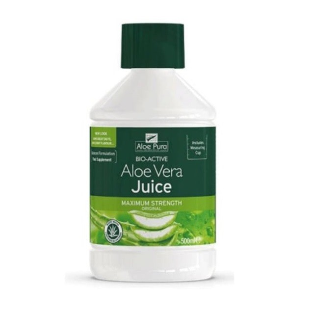 Optima Aloe Vera Juice 100% Φυσικός Χυμός Αλόης, 500ml