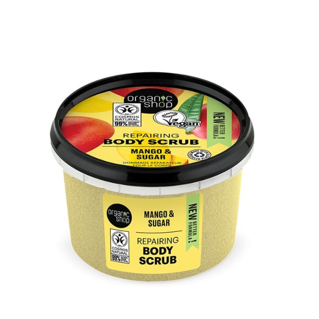 Natura Siberica Organic Shop Repairing Body Scrub Mango & Sugar 250ml
