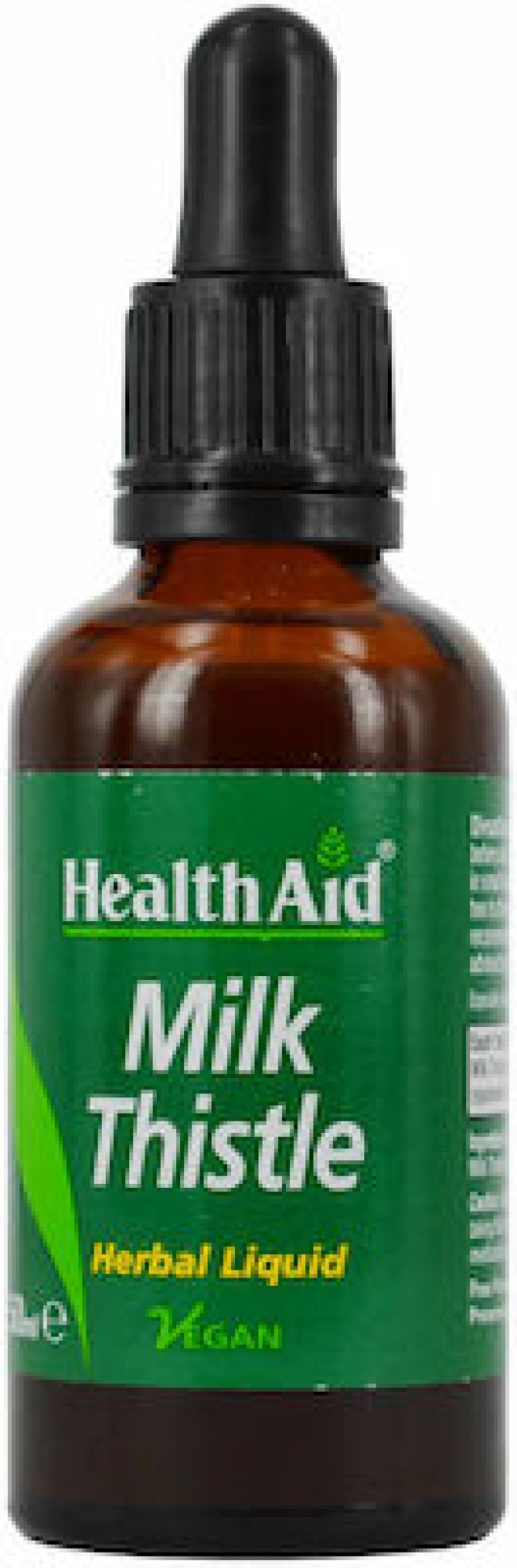 HEALTH AID Milk Thistle Liquid Συμπλήρωμα Διατροφής Με Γαϊδουράγκαθο Για Την Προστασία & Αποτοξίνωση Του Ήπατος Σε Σταγόνες, 50ml