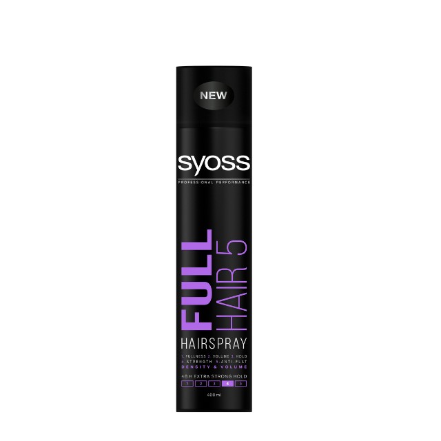 Syoss Hair Spray Full Hair 5 Λακ για Πυκνότητα & Όγκο 400ml
