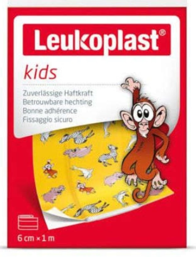 Leukoplast Red Kids Zoo (6cm X 1m)