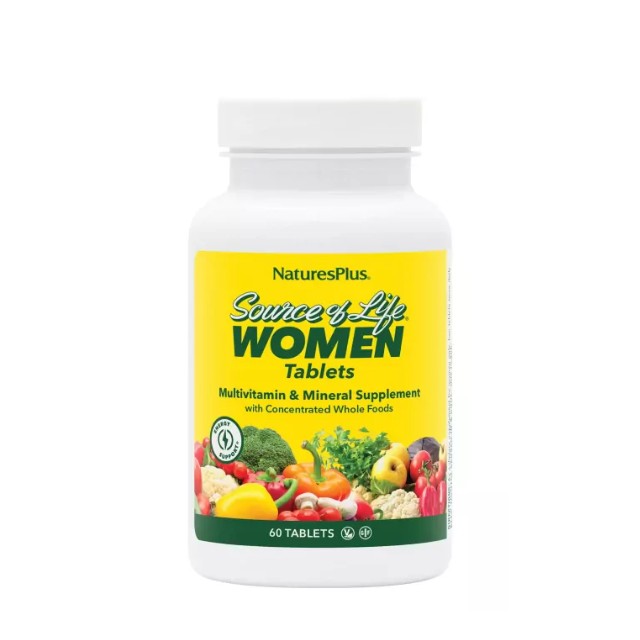 Natures Plus Source of Life Women Multivitamin 60tabs