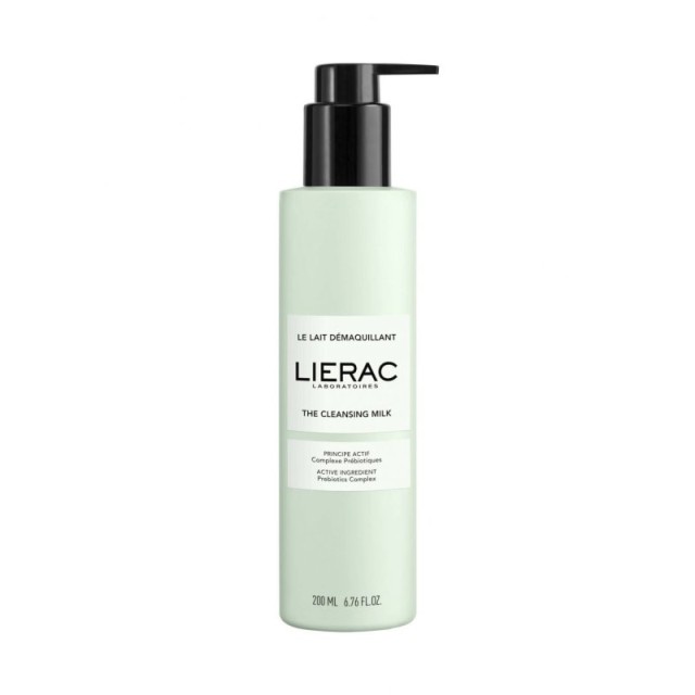 Lierac The Cleansing Milk Prebiotics Complex Γαλάκτωμα Ντεμακιγιάζ Με Πρεβιοτικά, 200ml