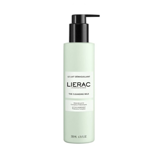 LIERAC The Cleansing Milk Prebiotics Complex Γαλάκτωμα Ντεμακιγιάζ Με Πρεβιοτικά, 200ml