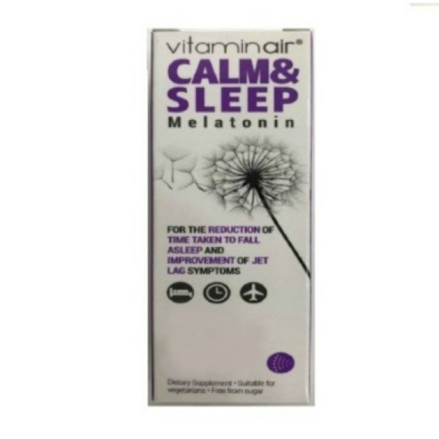 Medicair Vitaminair Calm & Sleep Συμπλήρωμα Διατροφής για την Μείωση του Χρόνου της Έλευσης του Ύπνου 30tabs