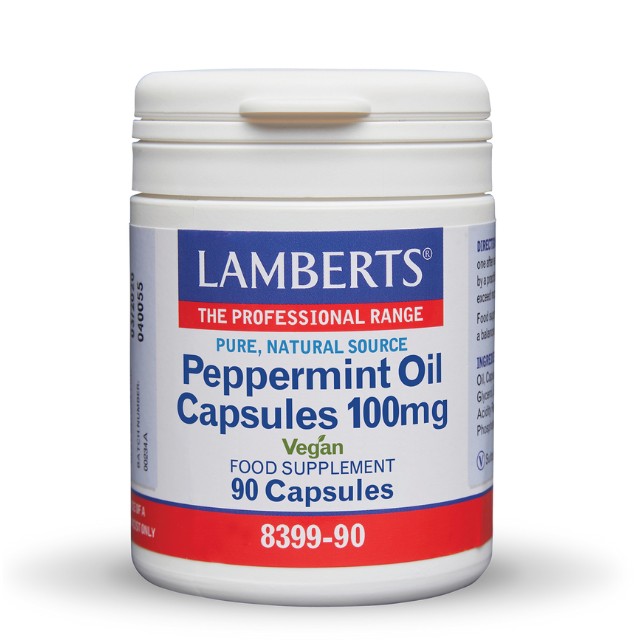 Lamberts Peppermint Oil 100mg 90 Κάψουλες 8399-90