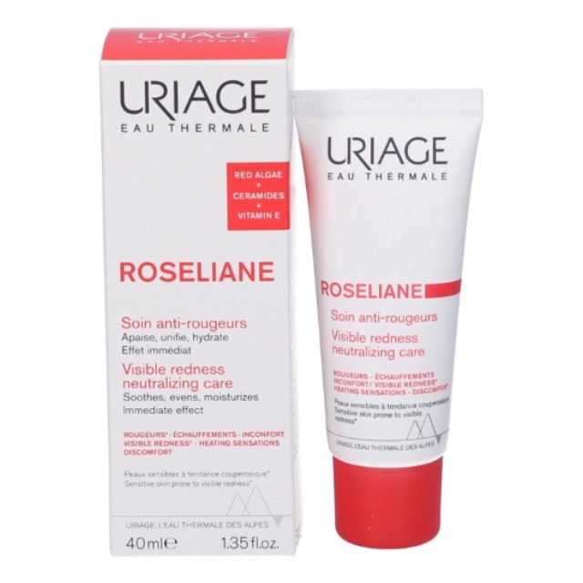 Uriage Roseliane Creme, Κρέμα κατά της Ερυθρότητας, 40ml