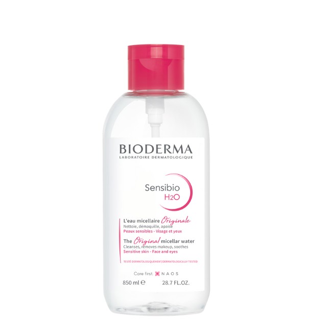 Bioderma Sensibio H2O Micellar water Νερό καθαρισμού και ντεμακιγιάζ για ευαίσθητο δέρμα 850 ml
