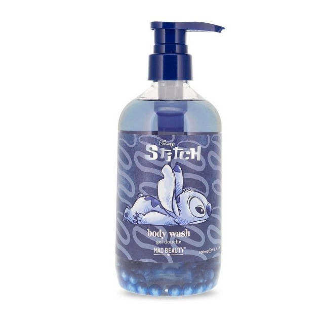 Mad Beauty Stitch Denim Pearl Shower Gel Αφρόλουτρο Σώματος Με Μύρτιλο, 500ml, 1 Τεμάχιο