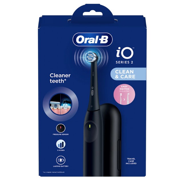 Oral-B iO Series 2 Ηλεκτρική Οδοντόβουρτσα Mε Θήκη Ταξιδιού 1 Τεμάχιο