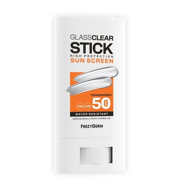 Frezyderm Glassclear Stick SPF50 Διάφανο Αντηλιακό Stick Ανάλαφρης Αίσθησης 20ml