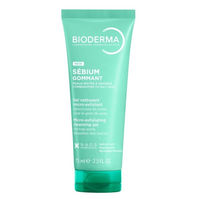 Bioderma Sebium Micro-Exfoliating Cleansing Gel Καθαρισμού & Απολέπισης 75ml