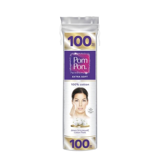Pom Pon Δίσκοι Ντεμακιγιάζ 100τμχ
