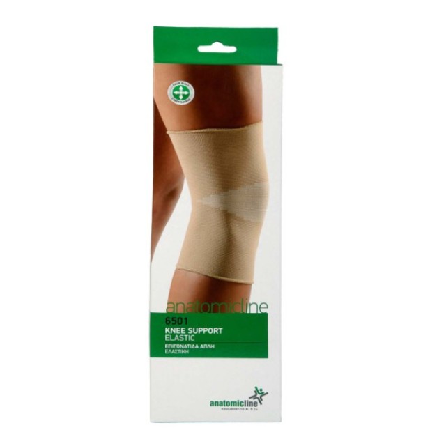 AnatomicLine Knee Support 6501 Ελαστική Επιγονατίδα XLarge σε Μπεζ Xρώμα